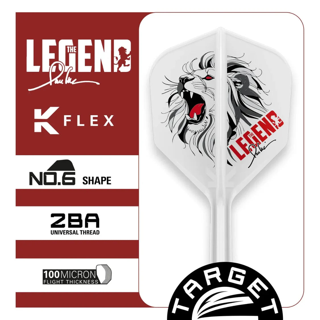 Target Japan Paul Lim The Legend K-Flex No6 Dart Flights