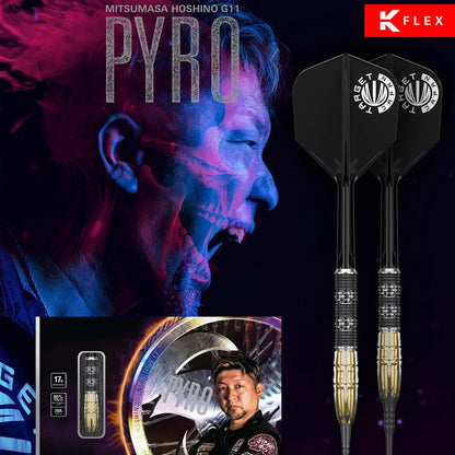 Target Japan Pyro G11 90% Tungsten Swiss Point Steel Tip Dart Set