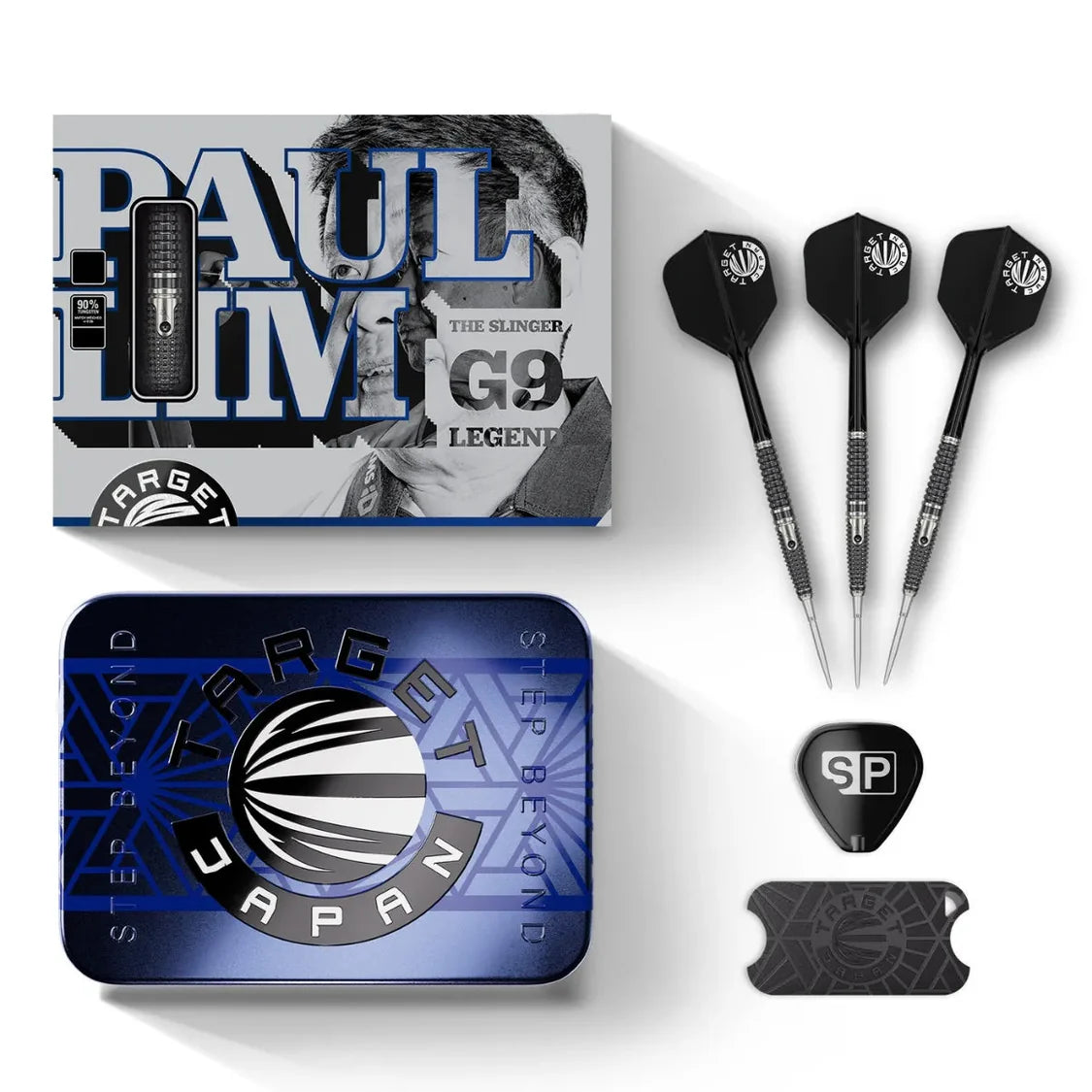 Target Japan Paul Lim The Legend Gen 9 90% Tungsten Steel Tip Dart Set