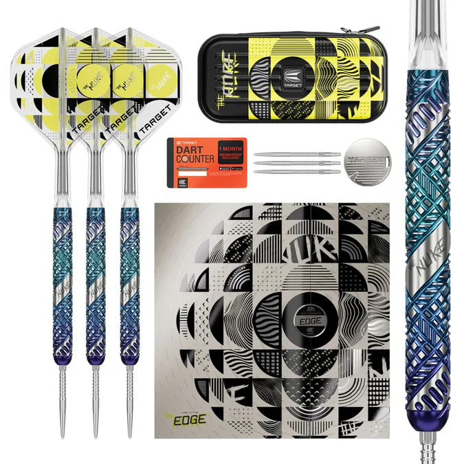 Target Luke Littler Edge 95% Tungsten Swiss Point Steel Tip Dart Set