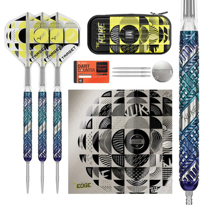 Target Luke Littler Edge 95% Tungsten Swiss Point Steel Tip Dart Set