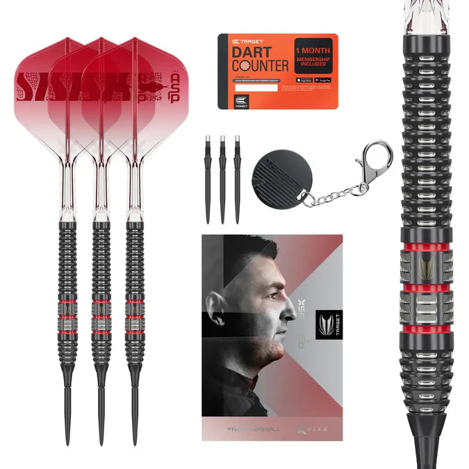 Target Nathan Aspinall 95K 95% Tungsten Swiss Point Steel Tip Dart Set