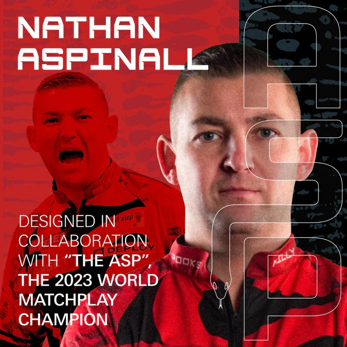 Target K-Flex Nathan Aspinall Red No6 Dart Flights