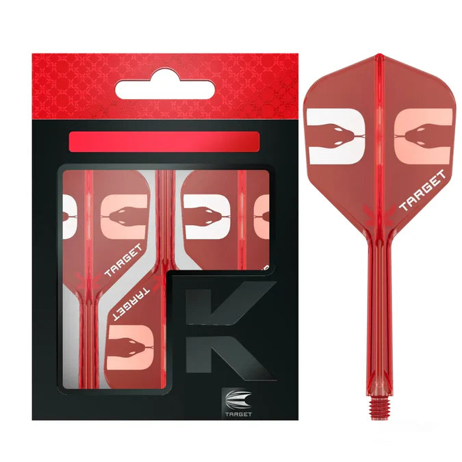 Target K-Flex Nathan Aspinall Red No6 Dart Flights