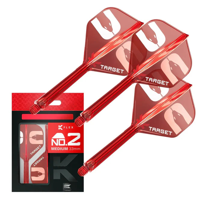 Target K-Flex Nathan Aspinall Red No2 Dart Flights