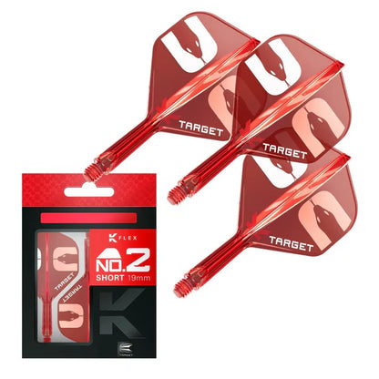 Target K-Flex Nathan Aspinall Red No2 Dart Flights