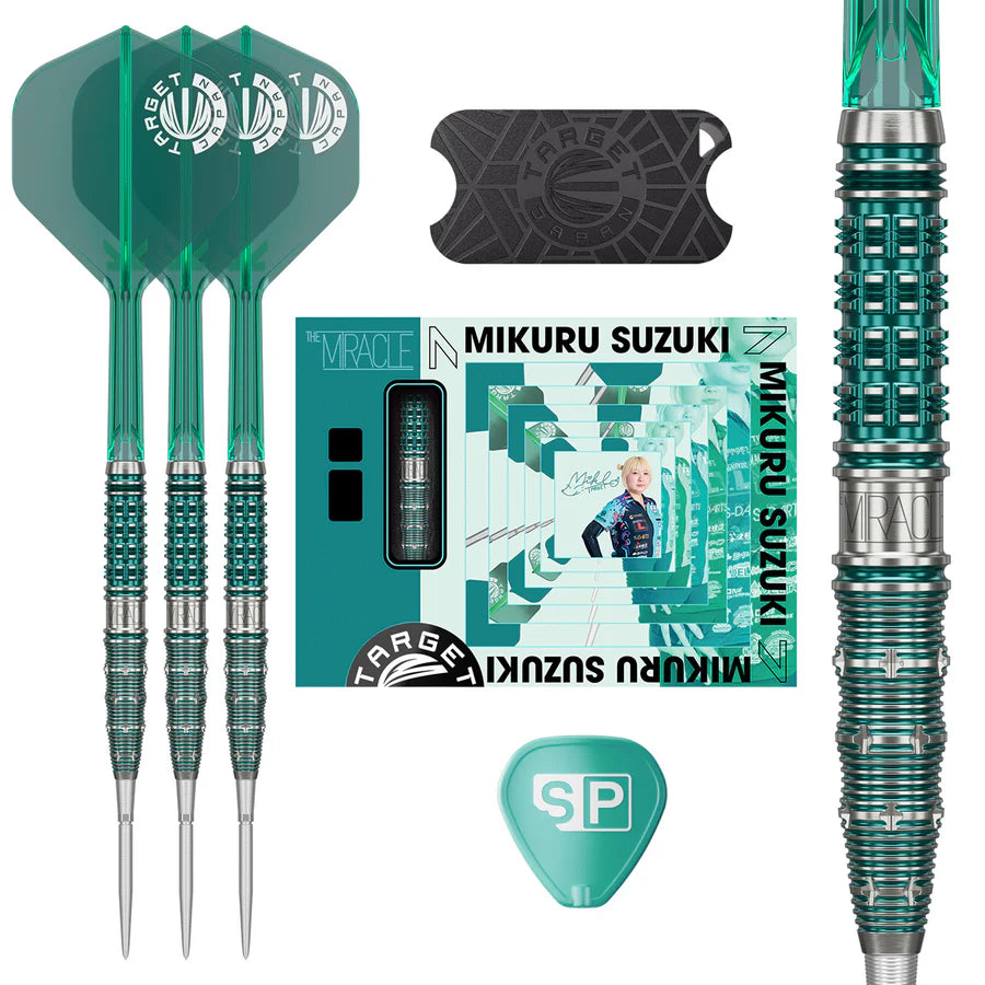 Target Japan The Miracle Mikuru Suzuki G7 95% Tungsten Swiss Point Steel Tip Dart Set