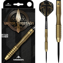 Mission Viktor Tingstrom Gold 90% Tungsten Steel Tip Dart Set