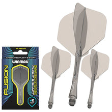 Winmau Fusion Grey Tint No2 Integrated Flight & Shaft
