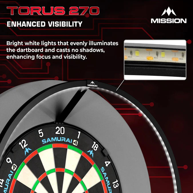 Mission Torus 270 USB-C Dartboard Light
