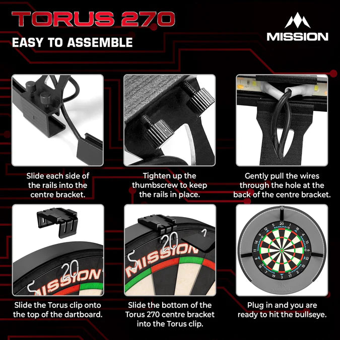 Mission Torus 270 USB-C Dartboard Light