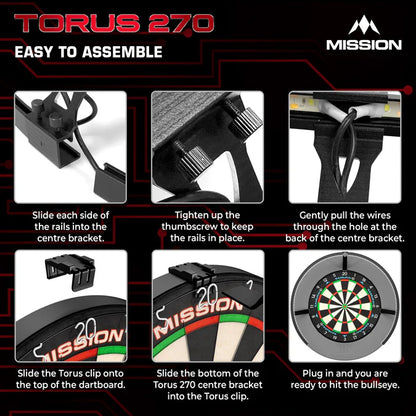 Mission Torus 270 USB-C Dartboard Light