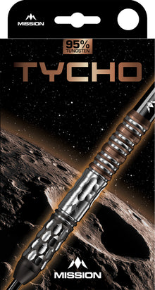Mission Tycho Black & Bronze PVD 90% Tungsten Steel Tip Dart Set
