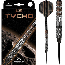Mission Tycho Black & Bronze PVD 90% Tungsten Steel Tip Dart Set