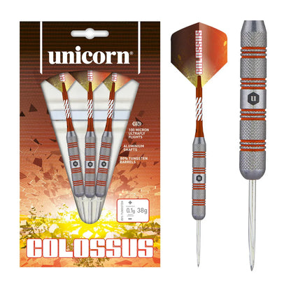 Unicorn Colossus Style 2 80% Tungsten Steel Tip Dart Set