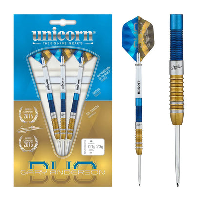 Unicorn Gary Anderson Duo 90% Tungsten Steel Tip Dart Set