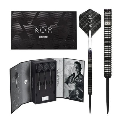 Unicorn Gary Anderson Noir Phase 3 90% Tungsten Steel Tip Dart Set