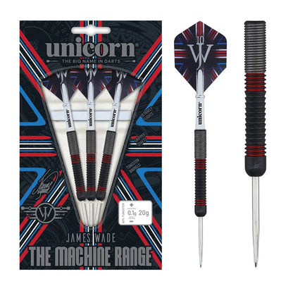 Unicorn James Wade The Machine 80% Tungsten Steel Tip Dart Set