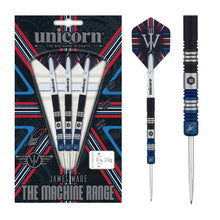 Unicorn James Wade The Machine Two-Tone 90% Tungsten Steel Tip Dart Set