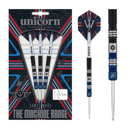 Unicorn James Wade The Machine Two-Tone 90% Tungsten Steel Tip Dart Set