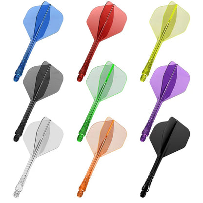 Mission Force 90 Vortex Neon Yellow No2 Moulded Flight & Shaft