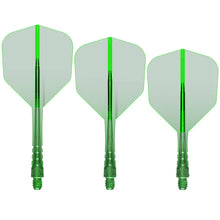 Mission Force 90 Vortex Green No6 Moulded Flight & Shaft