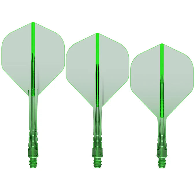 Mission Force 90 Vortex Green No2 Moulded Flight & Shaft