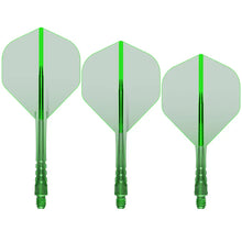 Mission Force 90 Vortex Green No2 Moulded Flight & Shaft