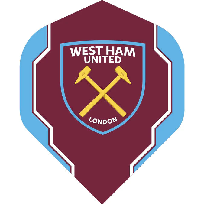 West Ham United FC Official Licensed F2 Geo 100 Micron No2 Dart Flights