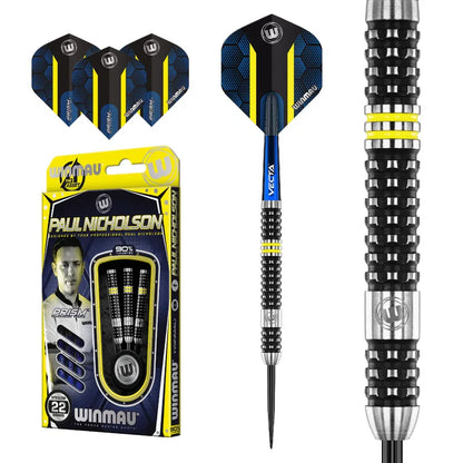 Winmau Paul Nicholson 90% Tungsten Steel Tip Dart Set