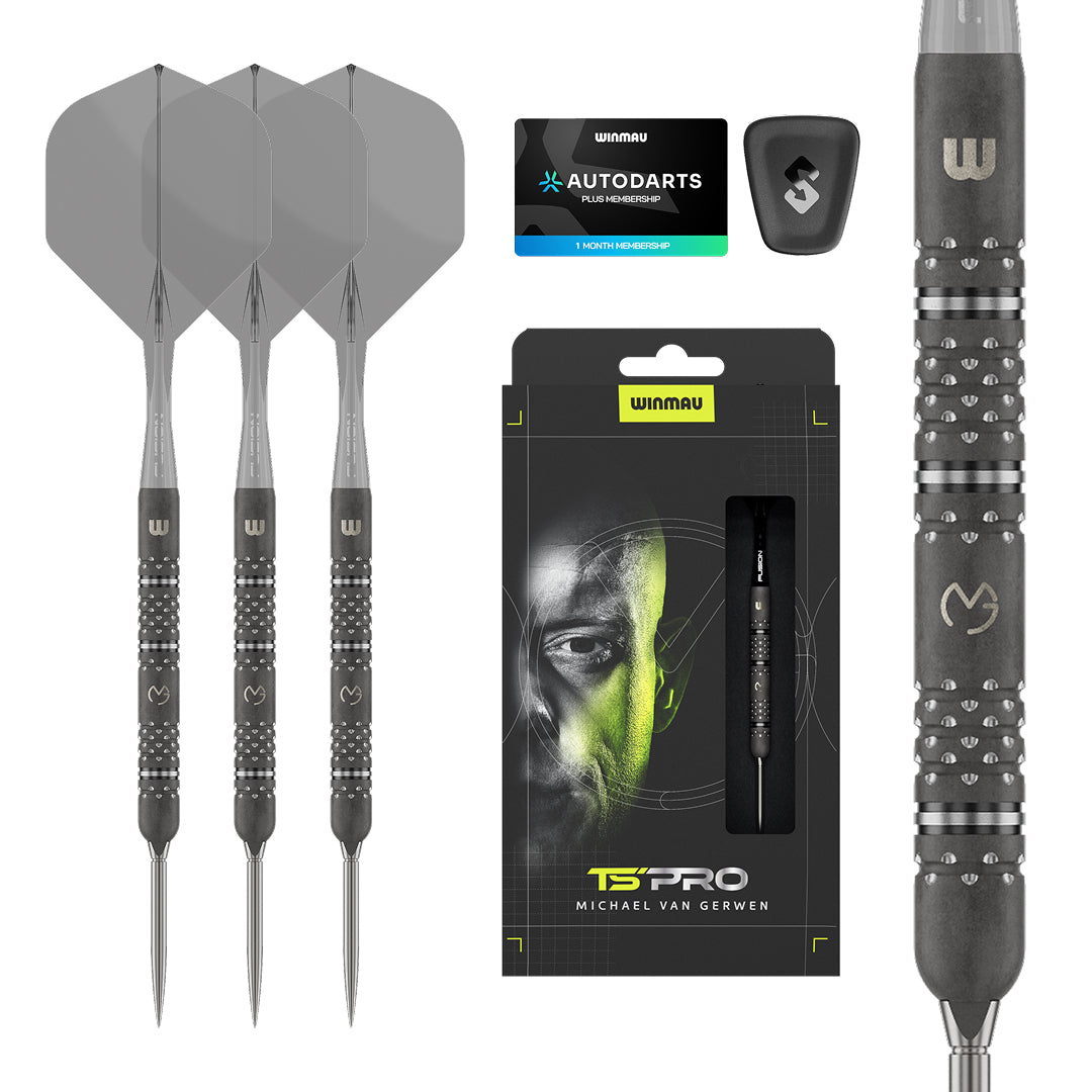 Winmau Michael Van Gerwen TS-PRO 90% Tungsten Switch Point Dart Set