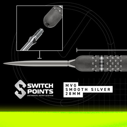 Winmau Michael Van Gerwen TS-PRO 90% Tungsten Switch Point Dart Set