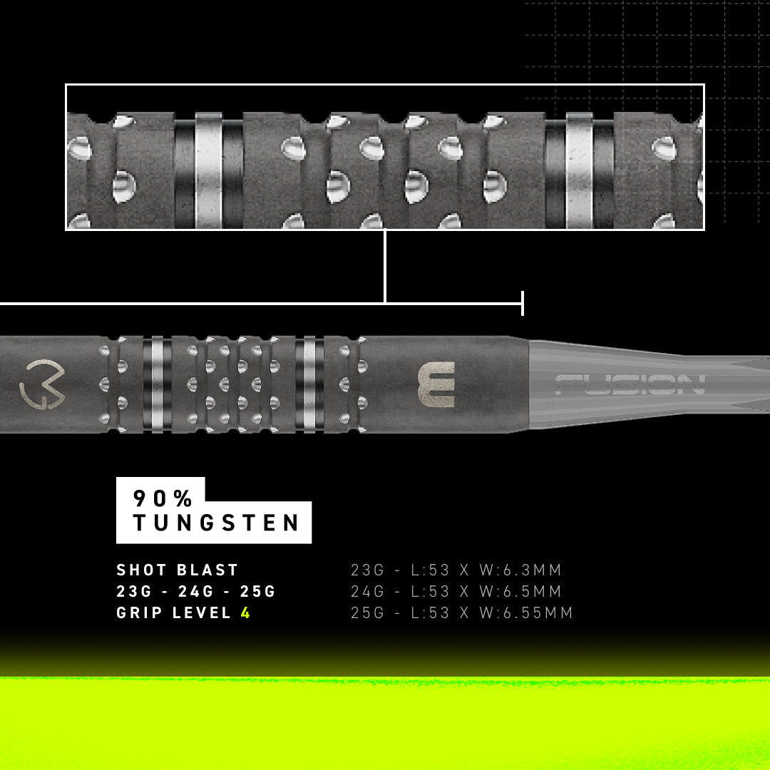 Winmau Michael Van Gerwen TS-PRO 90% Tungsten Switch Point Dart Set