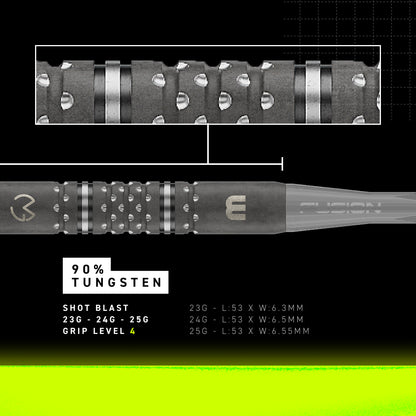 Winmau Michael Van Gerwen TS-PRO 90% Tungsten Switch Point Dart Set