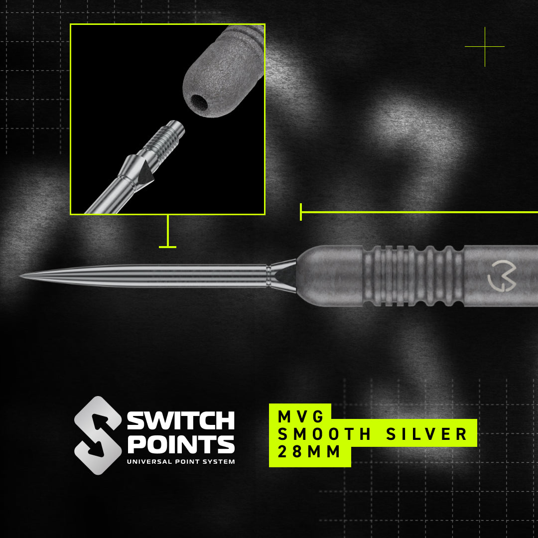 Winmau Michael Van Gerwen TS 90% Tungsten Switch Point Dart Set