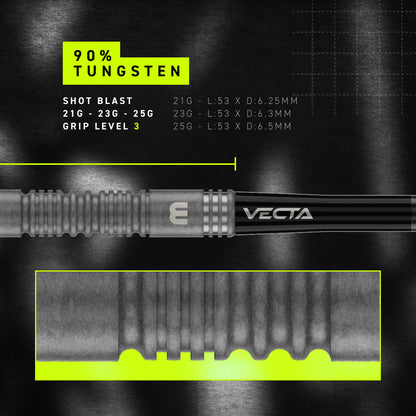 Winmau Michael Van Gerwen TS 90% Tungsten Switch Point Dart Set