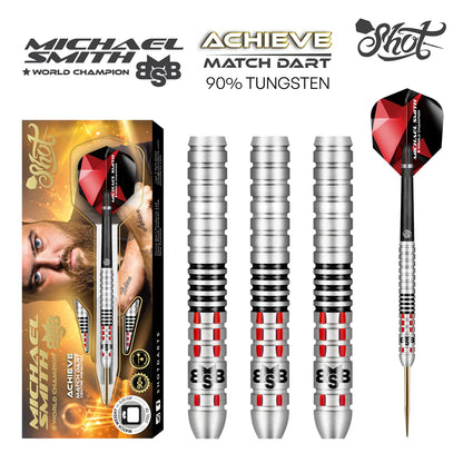 Shot Michael Smith Achieve - Centre Weighted - Dart Set image 3