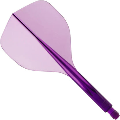 Condor AXE 120 Standard Clear Purple Dart Flights