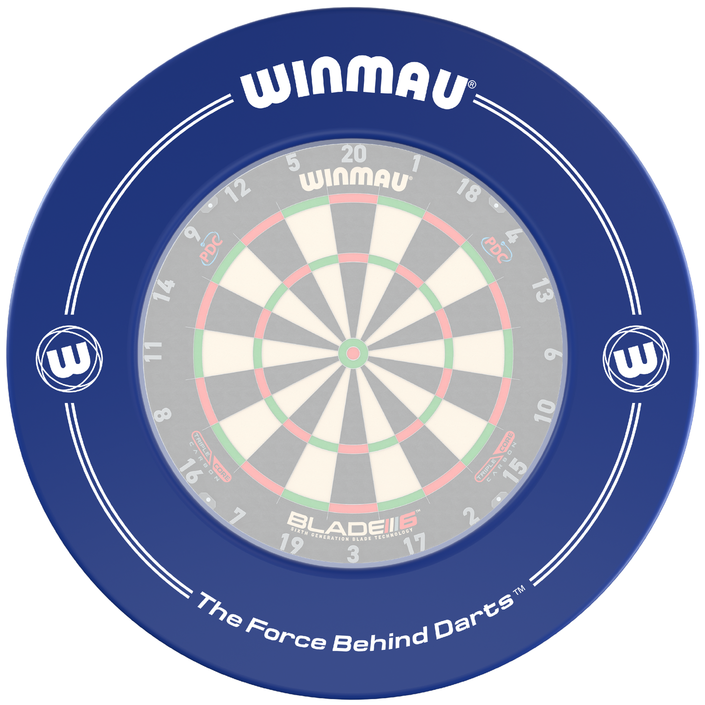 Winmau Printed Blue Dartboard Surround image 1
