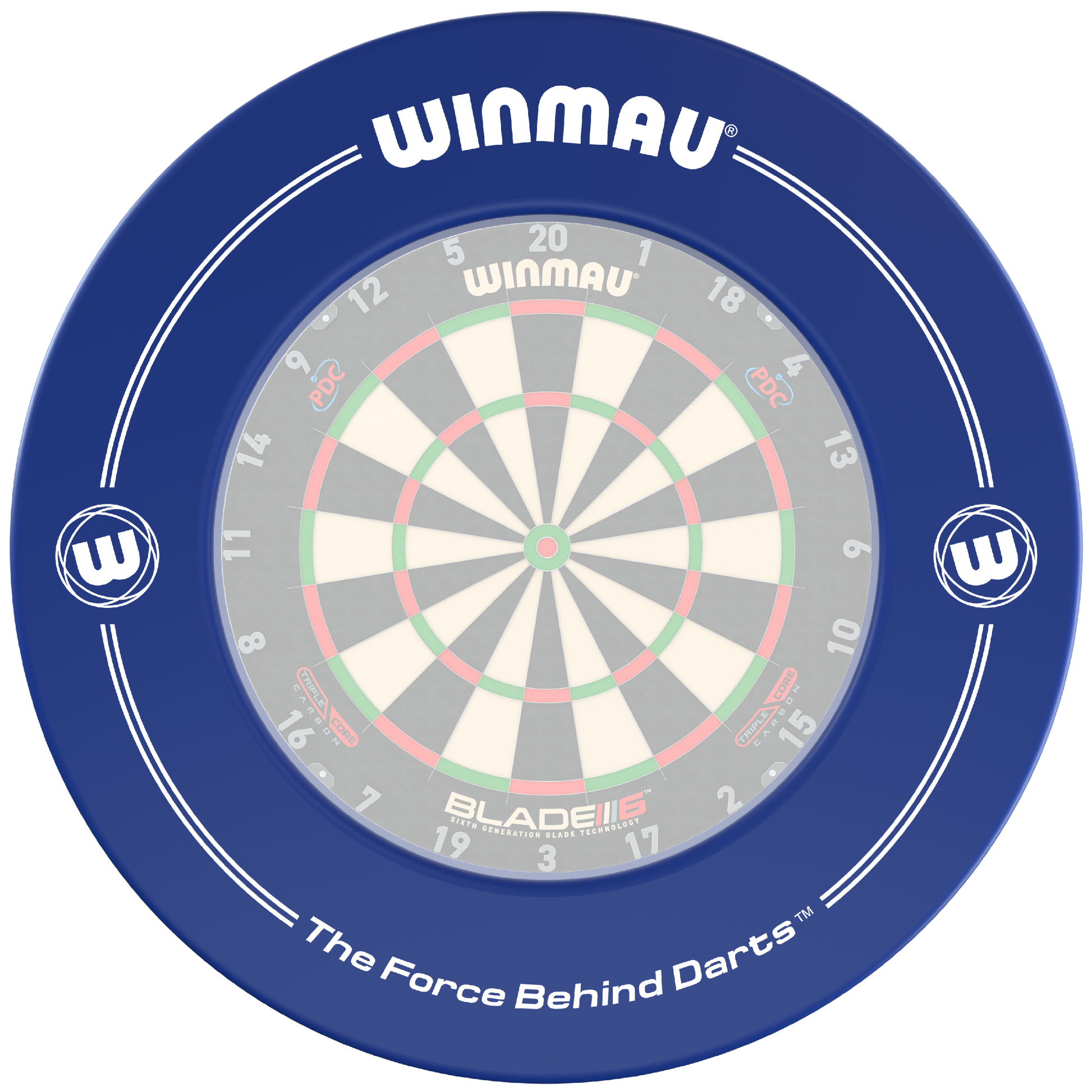 Winmau Printed Blue Dartboard Surround image 1