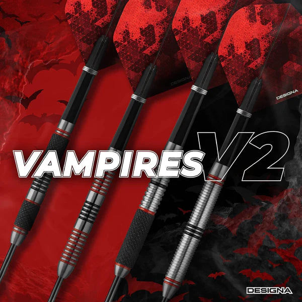 Designa Vampires V2 Darts - M1 - Steel Tip Dart Set image 7