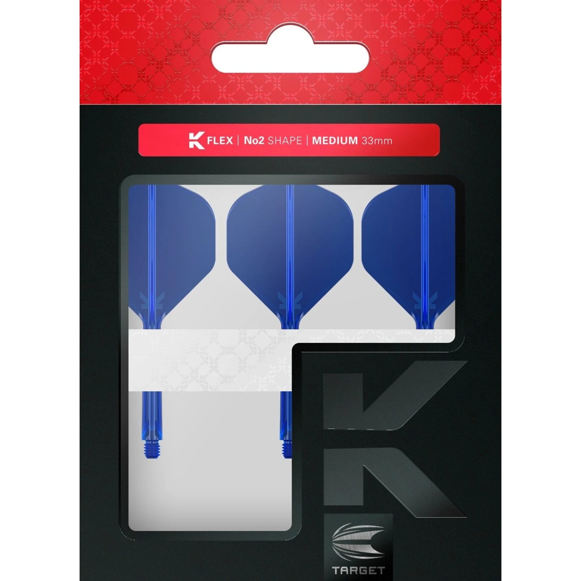 Target K-Flex Blue No2 Dart Flights image 2