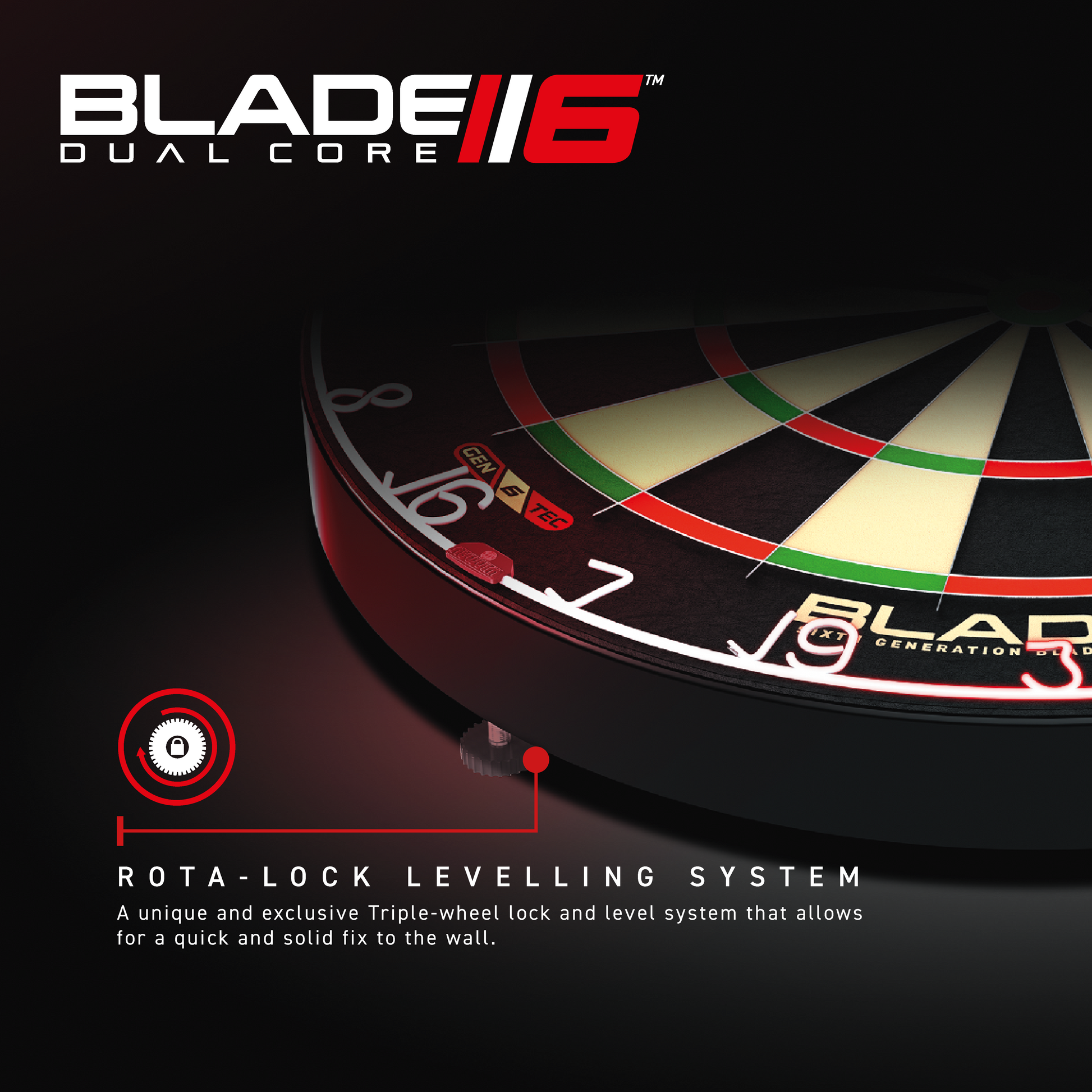 Winmau Blade 6 Dual Core Dartboard image 4