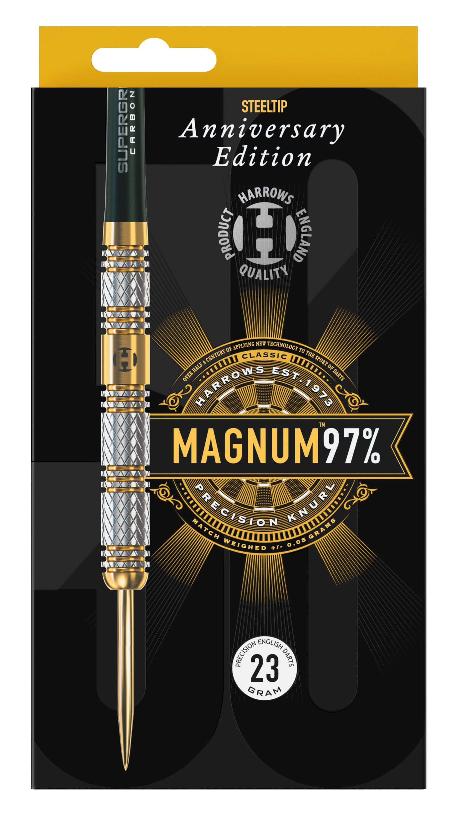 Harrows Magnum ANNIVERSARY EDITION 97% Tungsten Steel Tip Dart Set image 3
