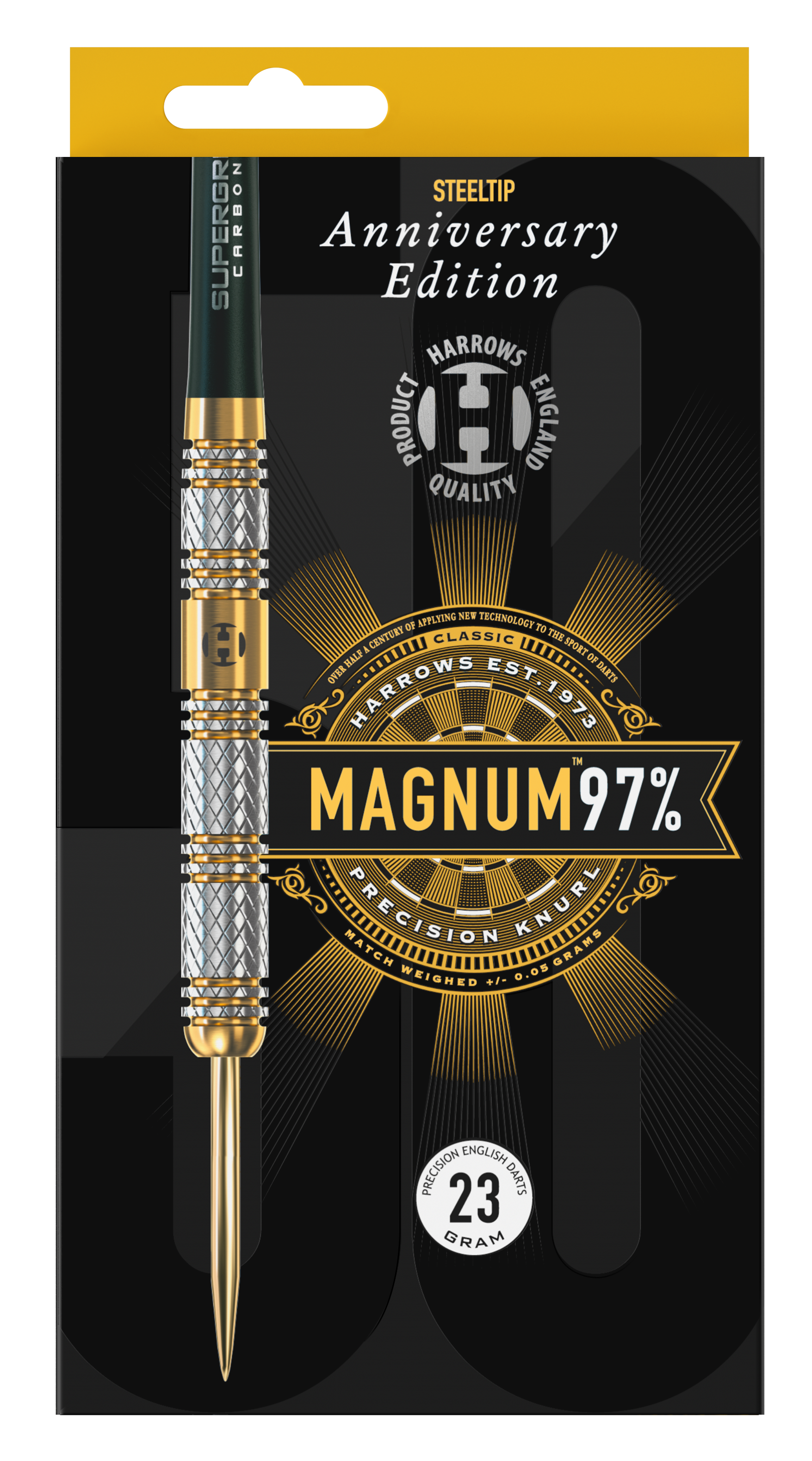 Harrows Magnum ANNIVERSARY EDITION 97% Tungsten Steel Tip Dart Set image 3