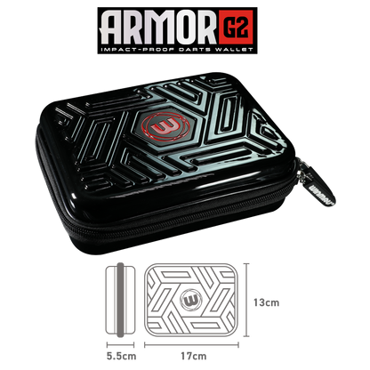 Winmau Armor G2 Black Dart Case image 2