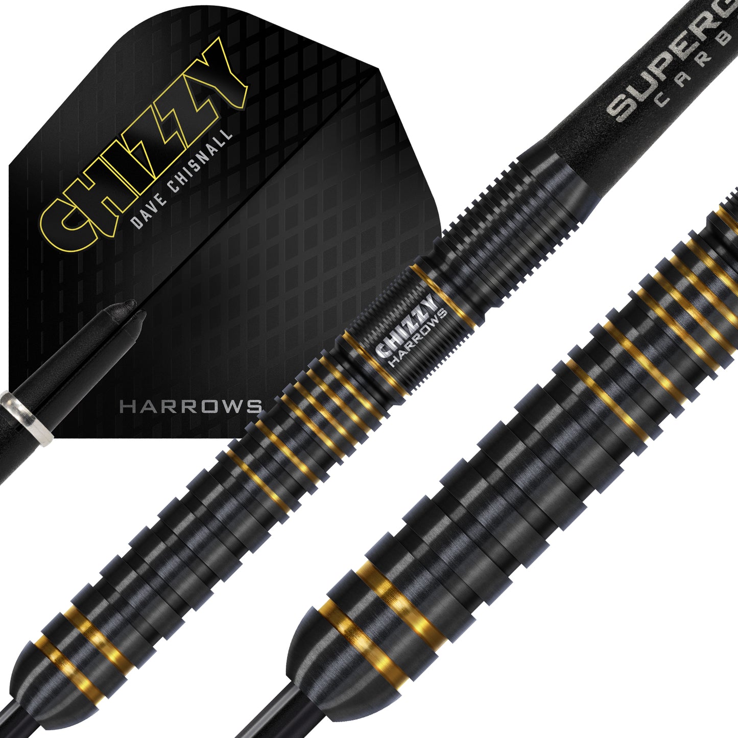 Harrows Chizzy Series 3 90% Tungsten Steel Tip Dart Set image 1