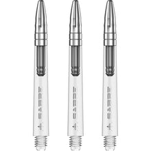 Mission Sabre Clear-Silver Top Polycarbonate Dart Shaft Stem image 0