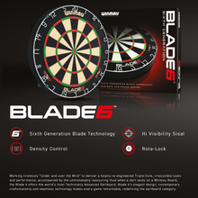 Winmau Blade 6 Single Core Dartboard image 1