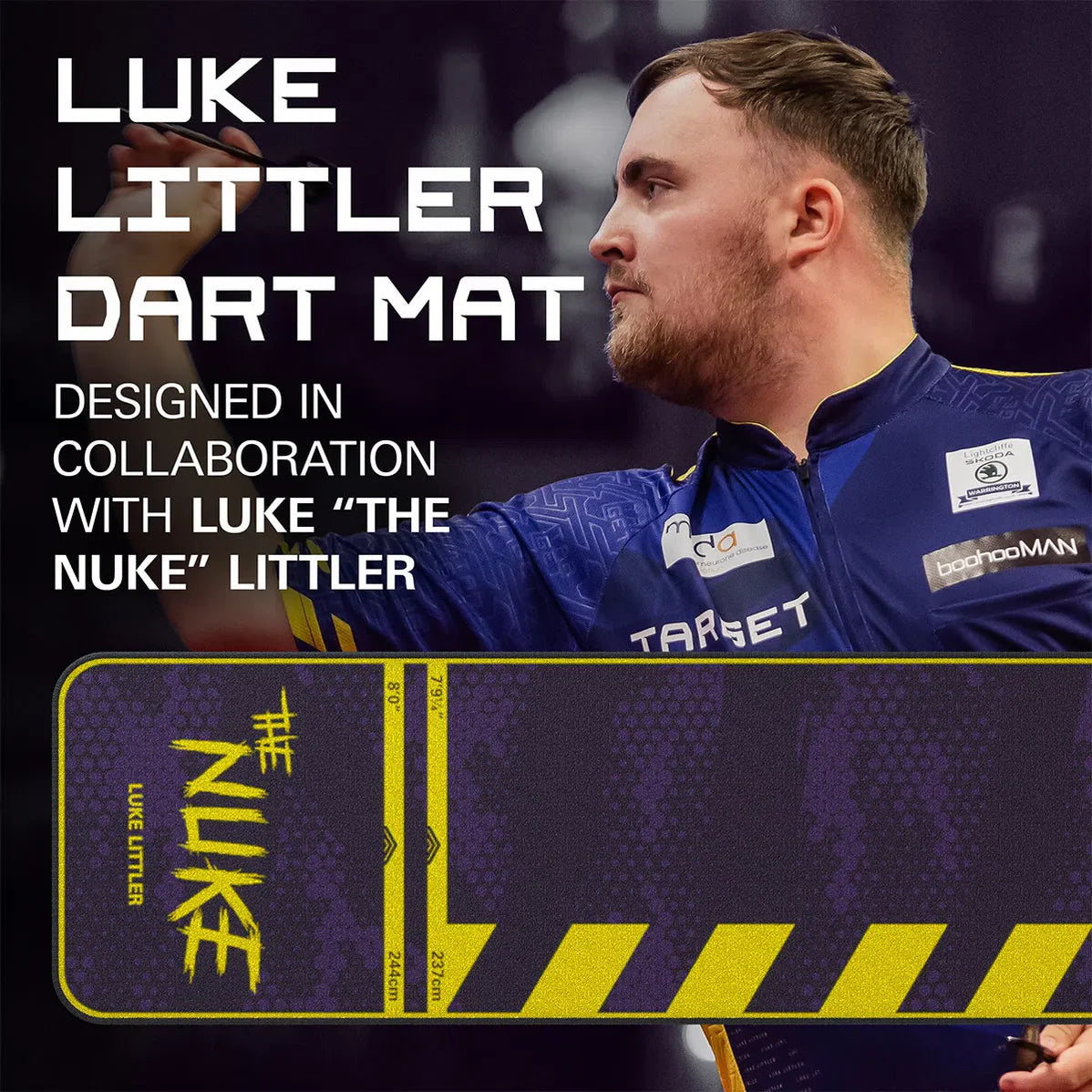 Target Luke 'The Nuke' Dart Mat image 7